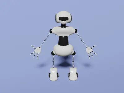 Basic robot Free 3D model