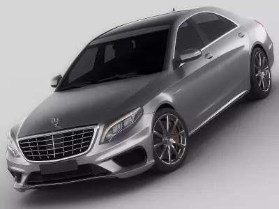 Mercedes S63 AMG MY2014 3D model
