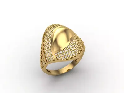 Plain Ring Women Ready STL 3DM Models Womens Rings 3D models 3D print model 21