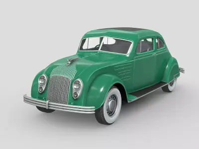 Chrysler Imperial Airflow 1934 Low-poly 3D model