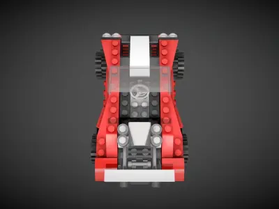 Lego Sport Car 3D model
