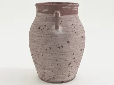 Elegant Ceramic Vase - High-Quality 3D Model for Interior Design 3D model