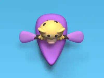 Jaguar Canoe 3D print model