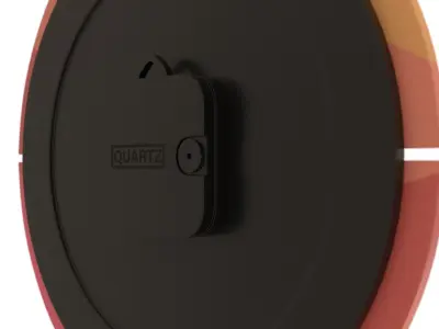 Minimalist Clock - Sunset Circle 3D model