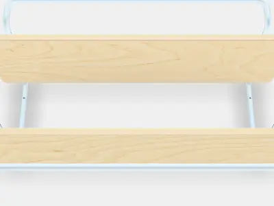 SPORTSLIG Wall shelf for trophies Low-poly 3D model