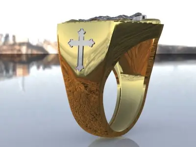 signet ring 3D print model