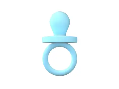 Pacifiers Decoration v1 002 Low-poly 3D model