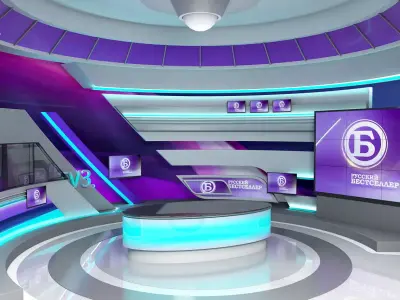 Sport Virtual Studio Low-poly 3D model