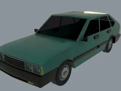VW Passat LSE Low-poly 3D model