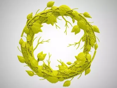 Engraving Autumn 3D print model