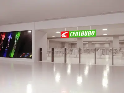 Store Sports Loja Centauro 3D model