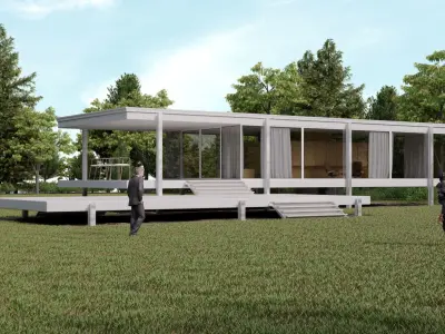 Farnsworth House 3D model