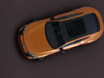 Audi E-TRON GT - Photorealistic Low-poly 3D model