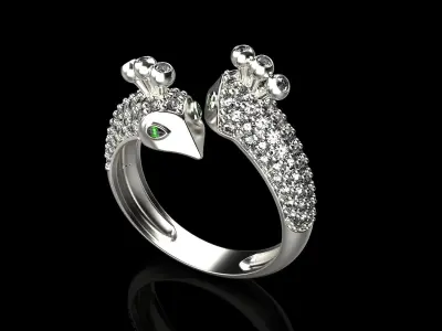 peacock ring   110 3D model