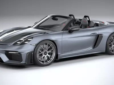 Porsche 718 Boxster Spyder RS 2024 3D model