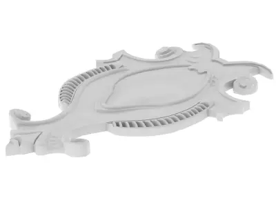 Cartouche Ornament 016 3D model