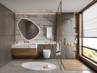 Bathroom 51 3D model