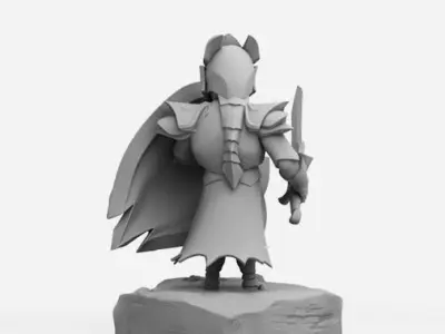Dragon Knight Chibi - DOTA 2 - 3D Print Collection 3D print model