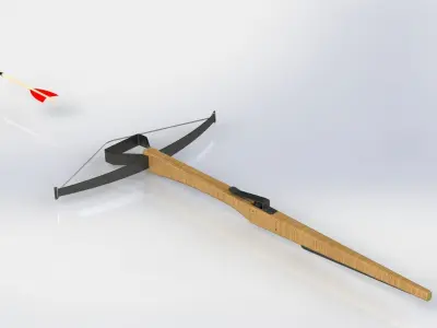 WG 7010 - Crossbow Low-poly 3D model