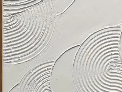 Plaster Two Photo Frame 451 Low-poly 3D model