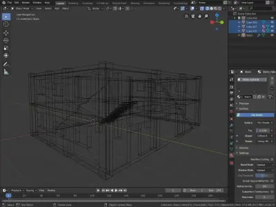 unfinished building 3D model