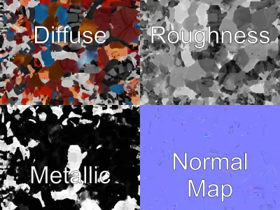 Cartoon Mother and Baby Stroller Character model pack Low-poly 3D model