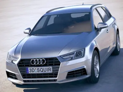 Audi A4 Avant 2019 3D model