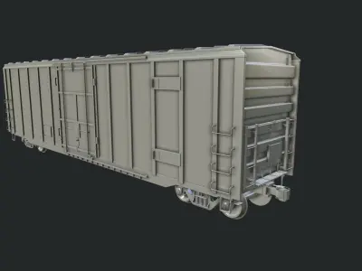 Box Car 3D model