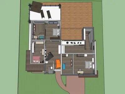 Maison Design - house design 3D model