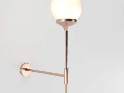 Luxury Nordic Glass Ball - Jabuticaba LE13 wall ligth 3D model