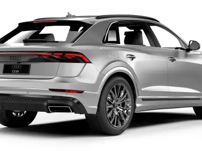 Audi Q8 2024 3D model