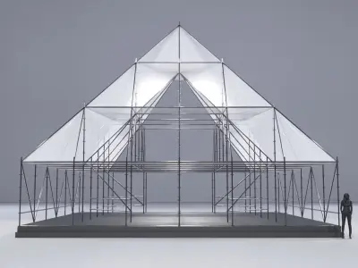 Layher Structure Pavilion 10 3D model