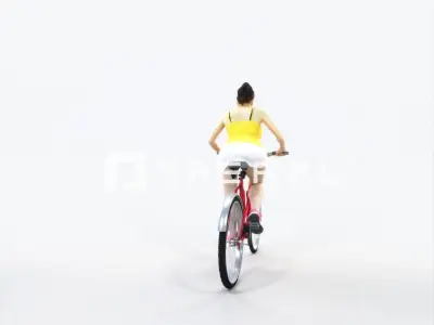 Dream 01A bicycle bike Sports Woman Low-poly 3D model