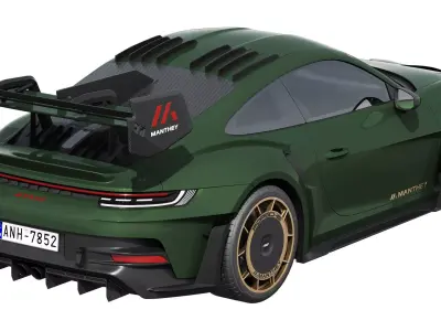 Porsche 911 GT3 RS 992 Manthey Kit 2025 3D model