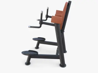 Chin up and dip station v2 3D model