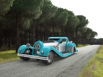 classic car 3D model