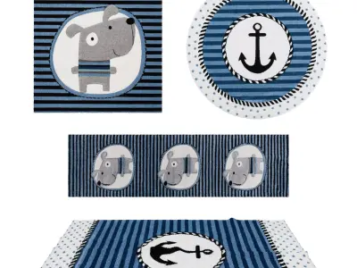 Rugs No 447 Low-poly 3D model
