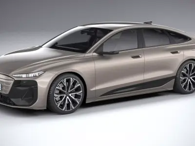 Audi A6 Sportback e-tron 2025 3D model