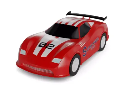 Cars and action games Toy Car 3D model