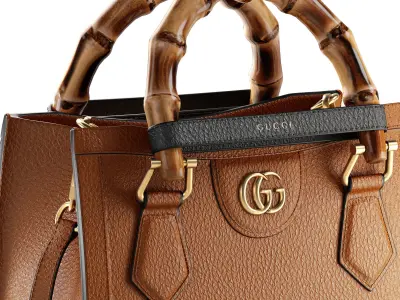 GUCCI Diana mini bag 02 3D model