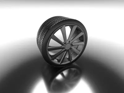 Koko Kuture rims 3D model
