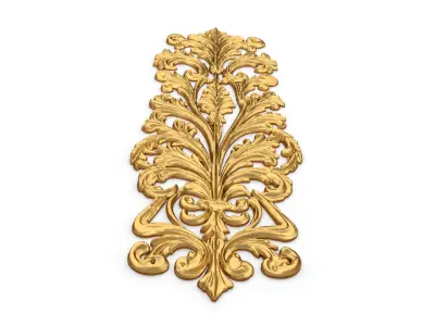 Classic decor ornament carved 43 3D model