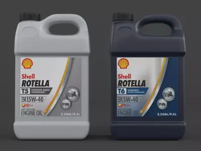 Motor Oils 3D model