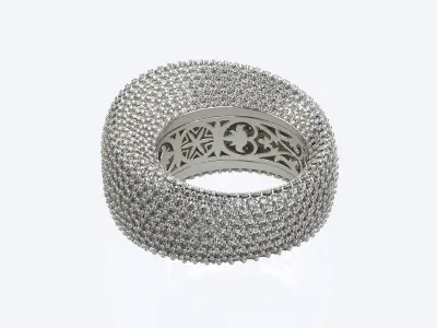 Ring With Stones 3D print model