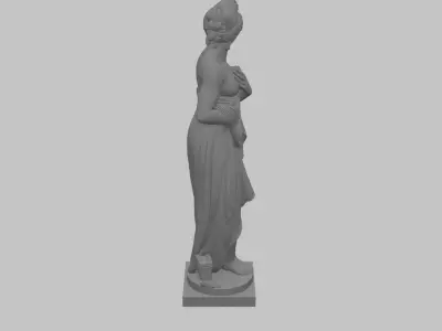 Virgin Venus Nude Bust Female Sculpture Figure 3D print model