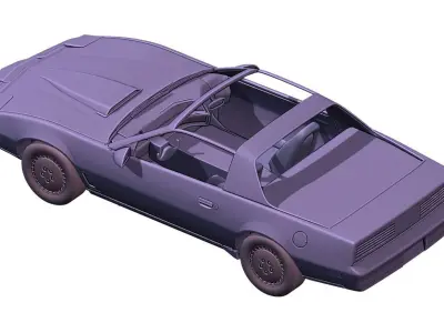 Pontiac Firebird KITT print 3D print model