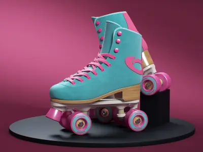 Roller skates Osprey 02 3D model