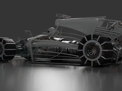 Formula 1 Car Concept 3D model