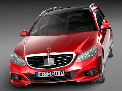 Mercedes-Benz E-class Estate 2014 3D model