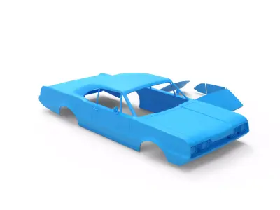 1967 oldsmobile 442 Rc body shell 3D print model